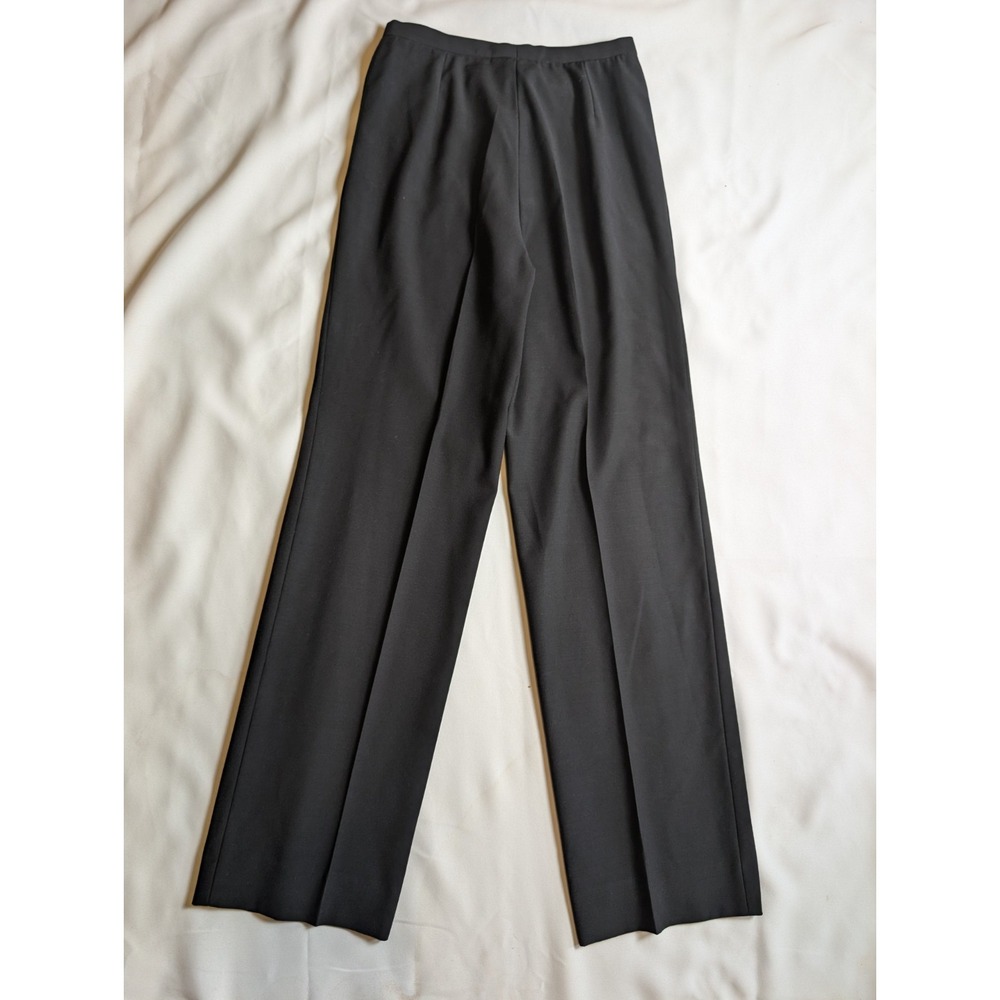 Gucci Black Vintage Wool Slacks Sz Women's 42 Tom Ford Era 90s Minimalist